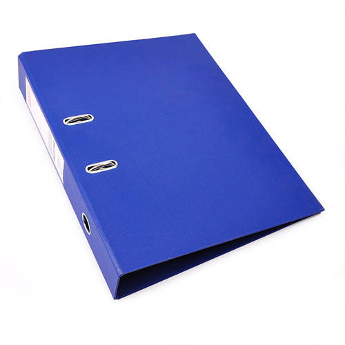 Bibliorato PVC A4 Lomo Alto Azul