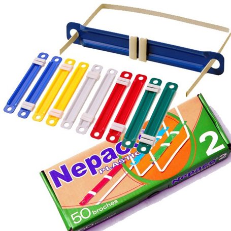 Caja de Broches NEPACO Plastico N2 (caja x50)