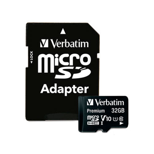 Memoria 32GB Micro SDHC con Adaptador Verbatim