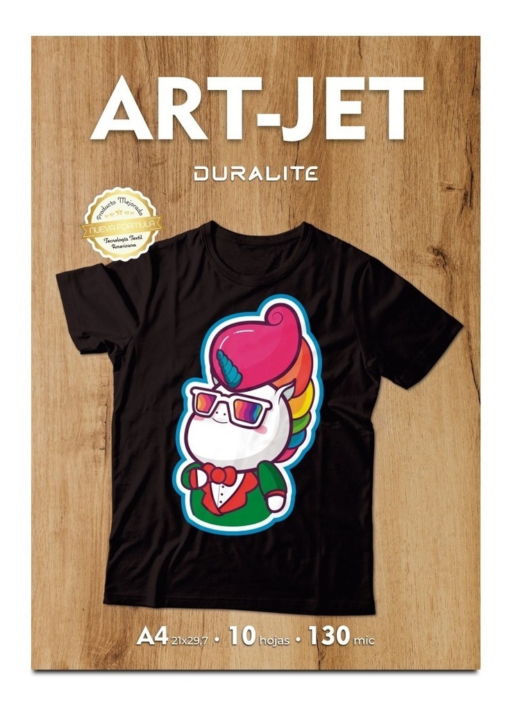 Duralite Papel Transfer Telas Oscuras A4 10h Art-jet