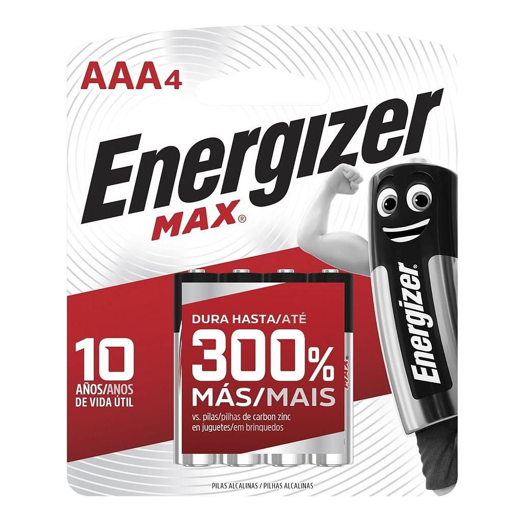 Pilas AAA Max Blister x4 Energizer