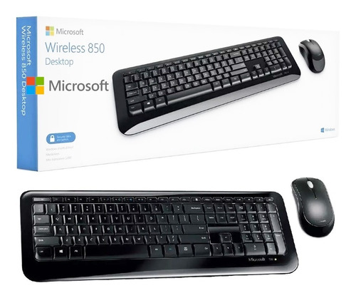 Teclado y Mouse Inalambricos Combo 850 NE Microsoft