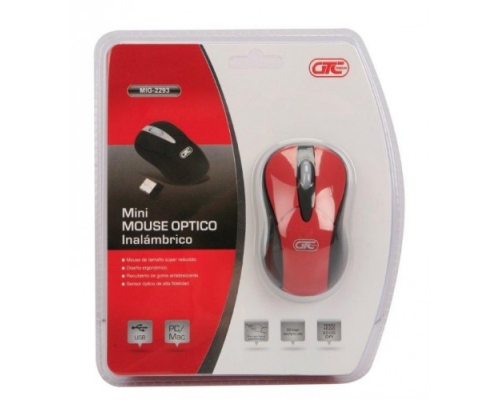 Mouse Optico Inalambrico GTC MIG-802 Rojo