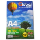 Papel Sublimacion A4 110g 100h Global