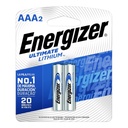 Pilas AAA Litio Ultimate Blister x2 Energizer