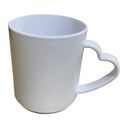 Taza Corazon Polimero Sublimable Apilable 11 oz IdeAr