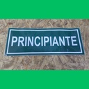 Cartel Principiante Autoadhesivo 30x12cm