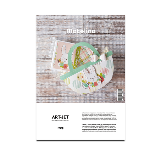 Papel Matelina Simple Faz A4 170g 100h ArtJet