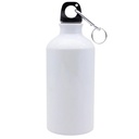 Botella Sublimable de Aluminio Blanca con Tapa Deportiva Hoppi Sublimable